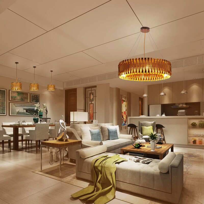 Stellar Elegance: Modern Luxury Led Ceiling Lights For Living Rooms Chandelier