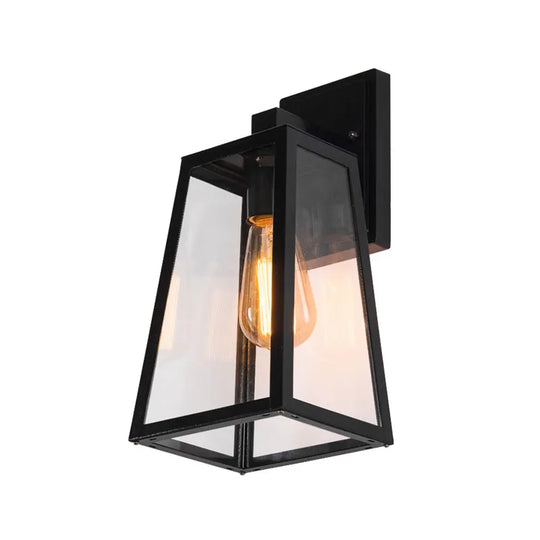Vintage Industrial Iron Wall Lamp - Waterproof &amp; Rustproof Modern Style Outdoor Light