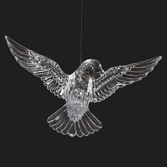 Elegant Acrylic Hummingbird Pendant - Perfect For Hotel Lobbies Grand Entranceways Villas And