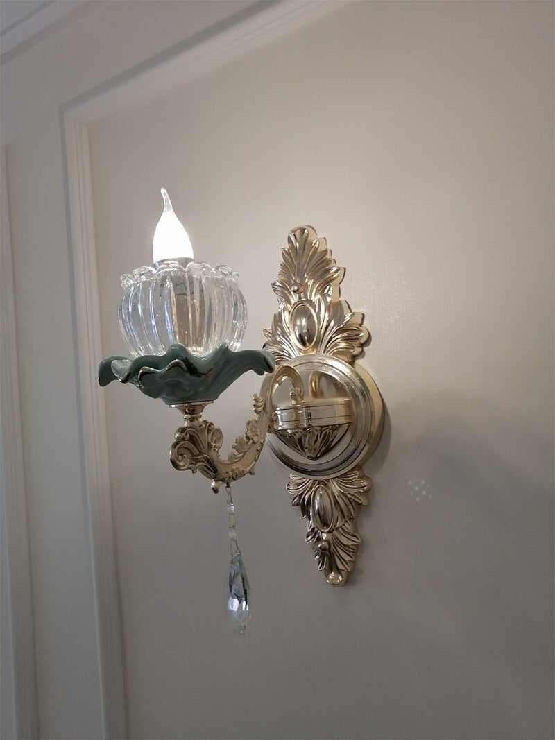 Modern Chandeliers Home Decor Flower Chandelier Living Room Decoration Nordic Crystal Light Fixture