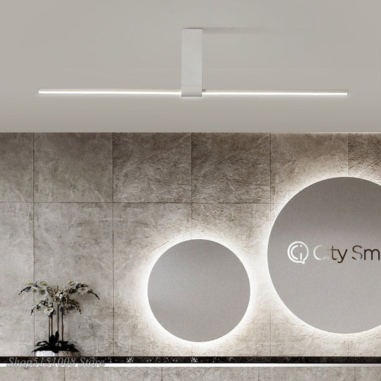 Nordic Simple Strip Led Ceiling Lamp Modern Minimalism Creative Corridor Restaurant Celling Light