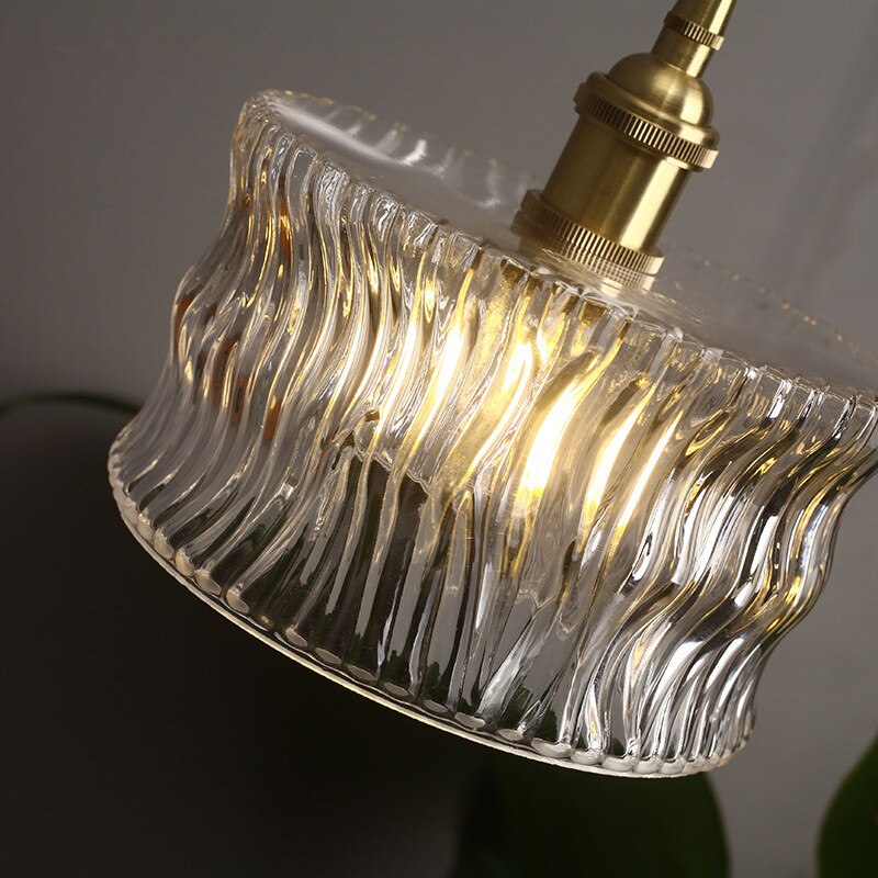 Design Glass Pendant Lamps Modern Hanging Lights Cords For Dining Bedside Home Decorative Japanese