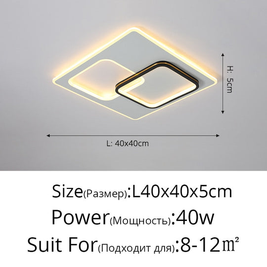 Postmodern Minimalist Creative Bedroom Led Chandeliers Ultra-Thin Nordic Luxury Living Room Circular