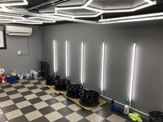 6 - Piece 1175Mm Led Strip Light Kit - Perfect For Auto Body Repair And Car Beauty Stations Led