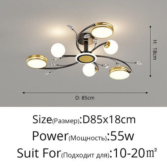 Metro - Modern Decorative Flush Mount Dining Table Living Room Bedroom Home Decoration Interior