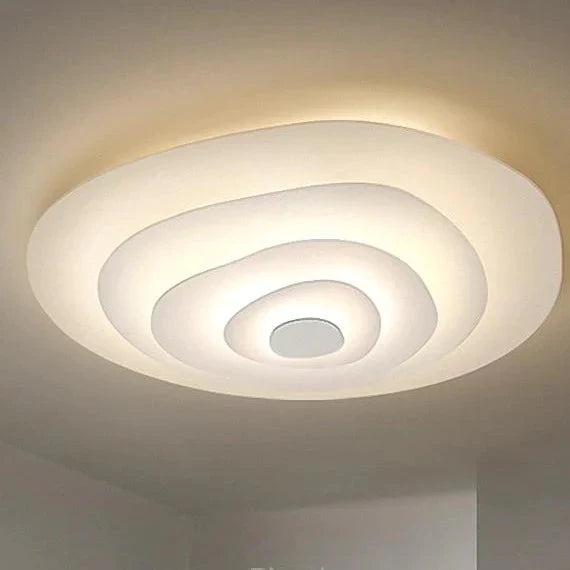 Nordic Living Room Lamp Modern Simple Design Sense Creative Geometry Master Bedroom Ripple Ceiling