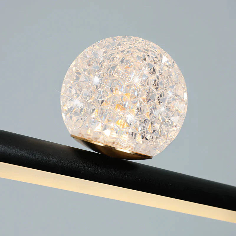 Simple Strip Restaurant Chandelier Personality Creativity Light Luxury Bar Table Lamp Pendant