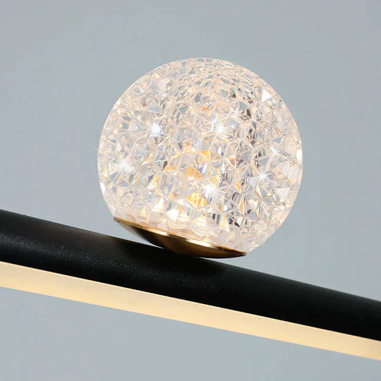Simple Strip Restaurant Chandelier Personality Creativity Light Luxury Bar Table Lamp Pendant