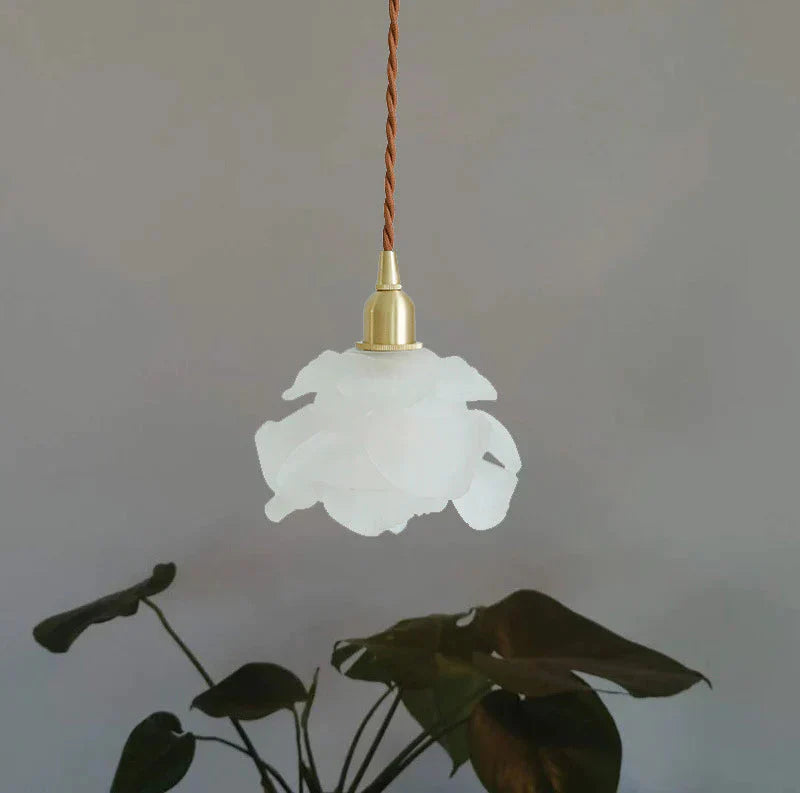 Brass Country B &amp; Hotel Corridor Living Room Dining Minimalist Mini Flower Chandelier Pendant