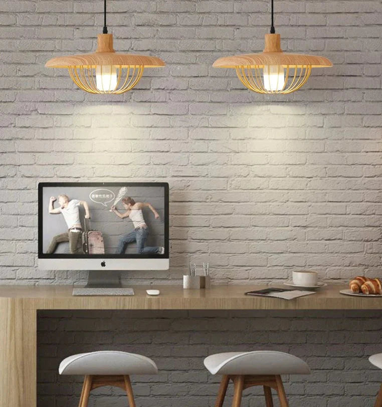 Creative Wood - Colored Flying Saucer Chandeliers Pendant