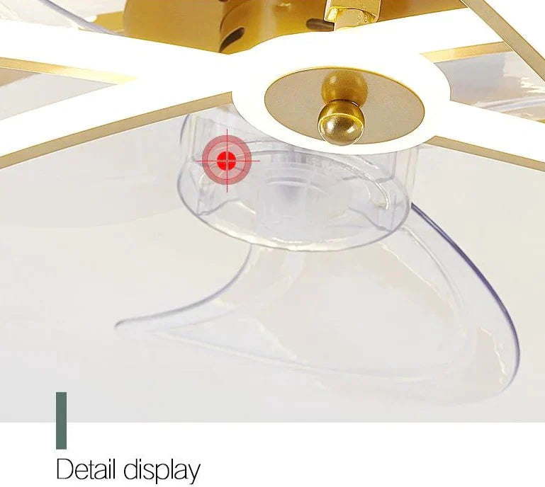 Creative Ceiling Fan Lamp Led
