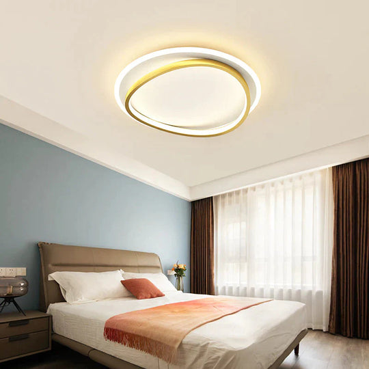 Simple Round Led Ceiling Lamp Bedroom Dining Room Lamps
