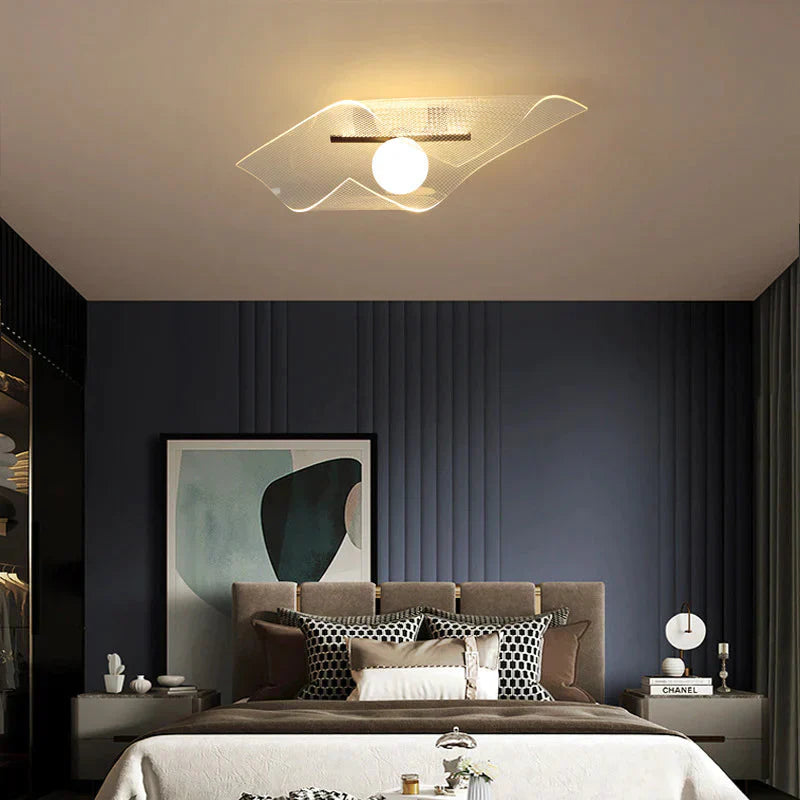 Simple Modern Atmosphere Household Acrylic Chandelier Creative Ceiling Lamp Pendant
