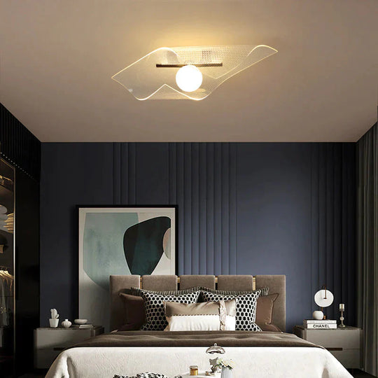 Simple Modern Atmosphere Household Acrylic Chandelier Creative Ceiling Lamp Pendant
