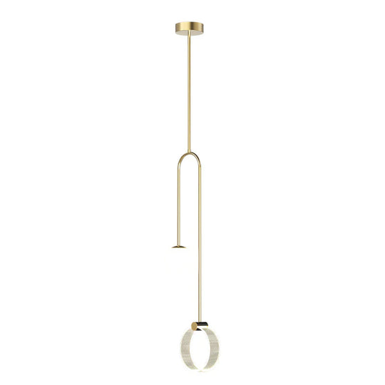 Bedside Lamp Simple Chandelier Modern Light Luxury Bedroom Led Living Room Background Pendant