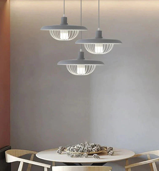 Creative Wood - Colored Flying Saucer Chandeliers Pendant