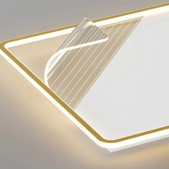 Simple Modern Bedroom Ceiling Lamp Light Luxury Led Whole House Living Room Gold Lighting