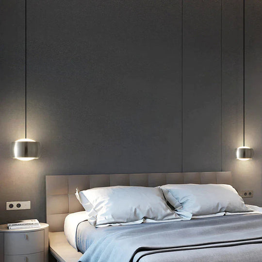 Bedside Chandelier Modern Simple Master Bedroom Restaurant Bar Lamp Very Small Pendant