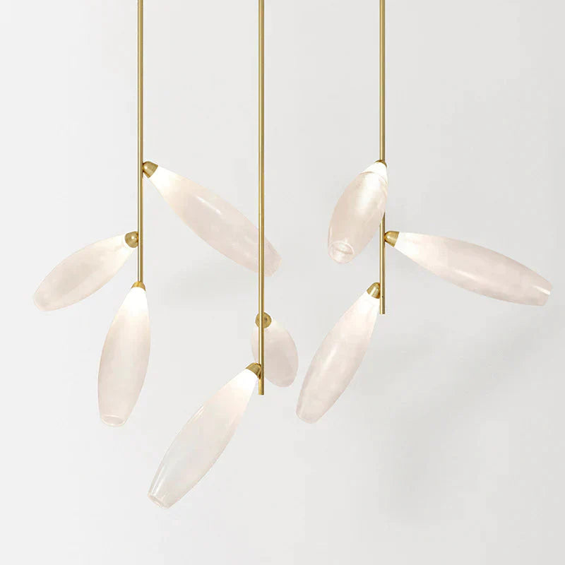 New Glass Living Room Lamp Designer Creative Personality Bedroom Study Exhibition Hall White