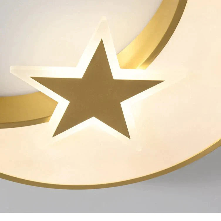 Copper Nordic Light In The Bedroom Simple Modern Led Ceiling Lamp Creative Personality Room