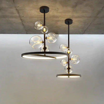 Restaurant Bubble Lamp Modern Magic Bean Bar Chandelier Dining Table Molecular Pendant