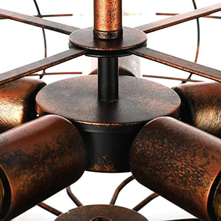 Vintage Industrial Wind Suction Top Lamp Farmhouse Balcony Light Ceiling