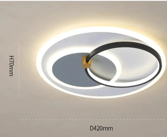 Nordic Living Room Lamp Led Ceiling Household Bedroom Dining Simple Modern Atmosphere Creative Net