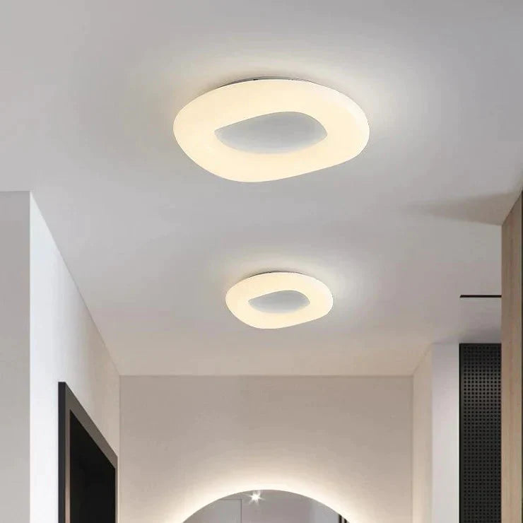 Donut Ceiling Lamp Modern Minimalist Bedroom Ring Creative Living Room