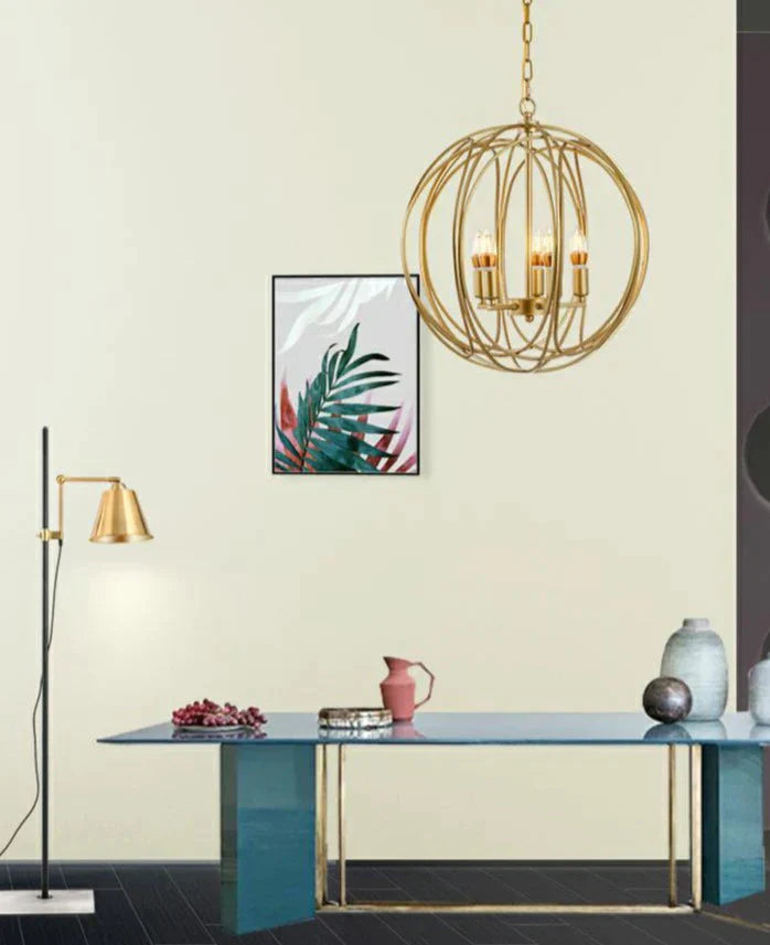 Chandelier Gold Balcony Corridor Lamp Pendant