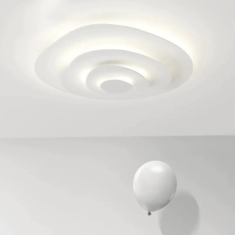 Nordic Living Room Lamp Modern Simple Design Sense Creative Geometry Master Bedroom Ripple Ceiling