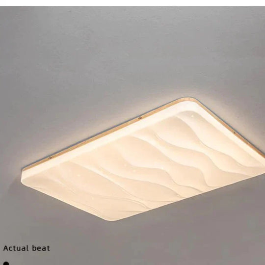 Simple Modern Living Room Stars Ceiling Lamps Solid Wood Bedroom