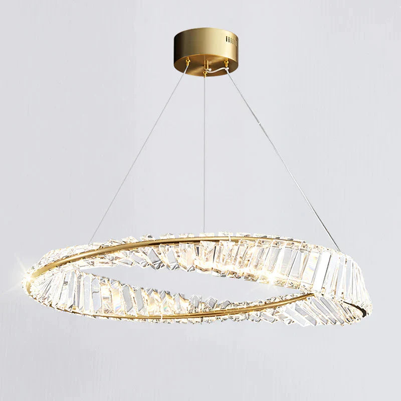 Creative Chandelier Simple American Crystal Living Room Lamp Pendant