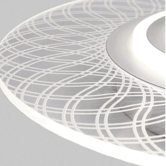 Ceiling Fan Lamp Bedroom Restaurant Creative Personality Ultra - Thin Invisible With