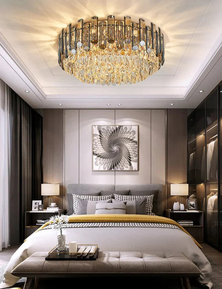 Ceiling Lamp Round Crystal Modern New Luxury Lamps