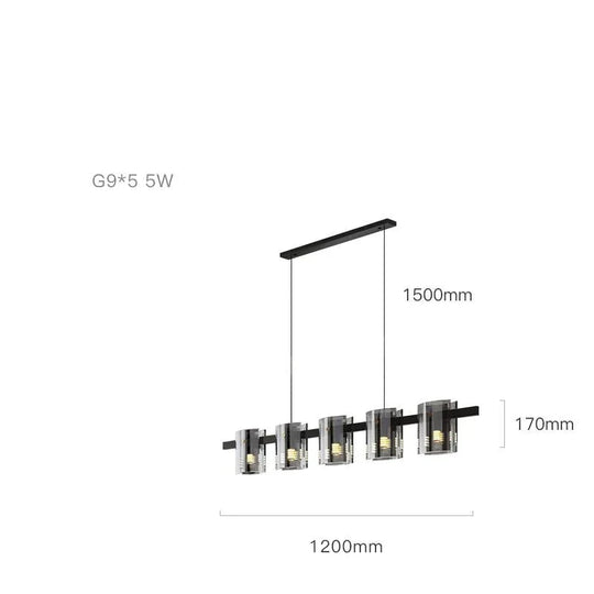 Modern Light Luxury Living Room Chandelier Simple Bedroom Creative High - End Nordic Restaurant Bar