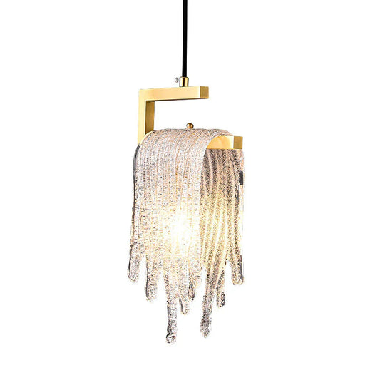 Modern Light Luxury All Copper Small Chandelier Nordic Creative Bedroom Bedside Corridor Aisle