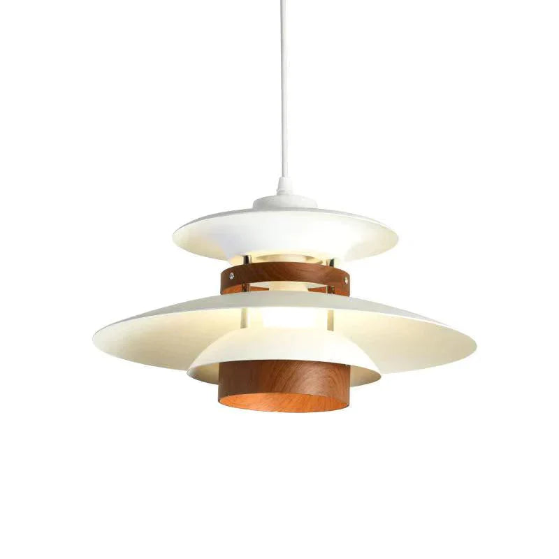 Nordic Walnut Restaurant Chandelier Simple Creative Solid Wood Bedroom Pendant