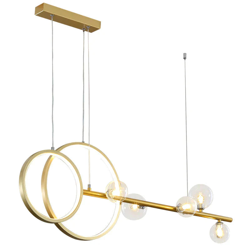 Modern Minimalist Light Luxury Strip Restaurant Bar Lamps Pendant