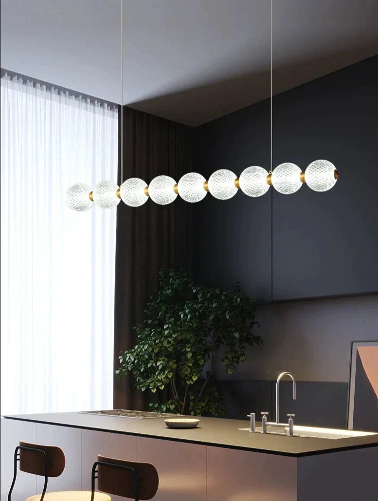 Nordic Restaurant Long Chandelier Minimalist Lamps Pendant