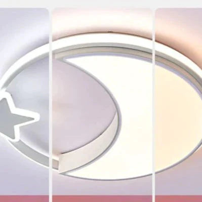 Children’s Room Lamp Bedroom Simple Modern Ceiling Nordic Cartoon Creative Star Moon