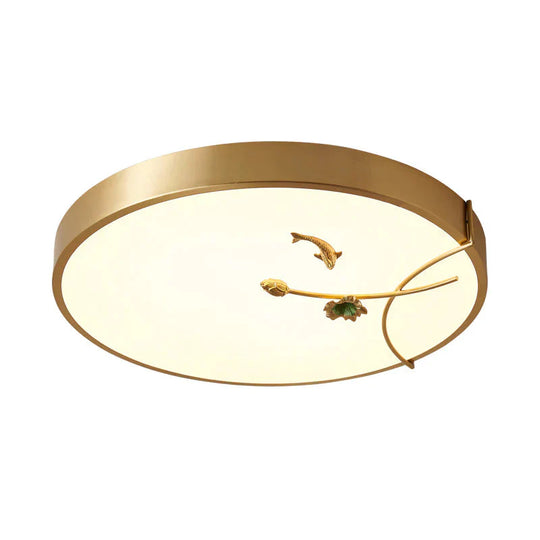 Ceiling Lamp Light Luxury Simple Led Living Room Postmodern Round Square Restaurant Master Bedroom