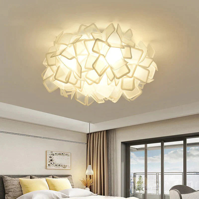Simple Modern Ceiling Lamp With Living Room Warm And Romantic Flower Shaped