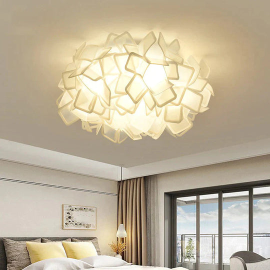 Simple Modern Ceiling Lamp With Living Room Warm And Romantic Flower Shaped
