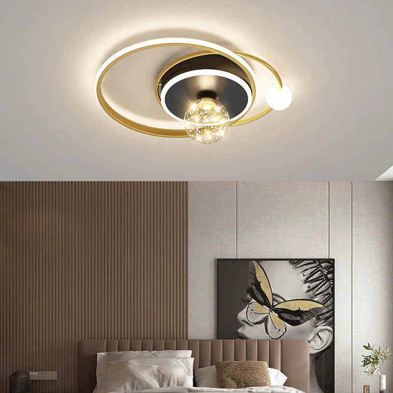 Bedroom Ceiling Lamp Atmospheric Household Nordic Simple Modern Net Red Creative Personality Sky