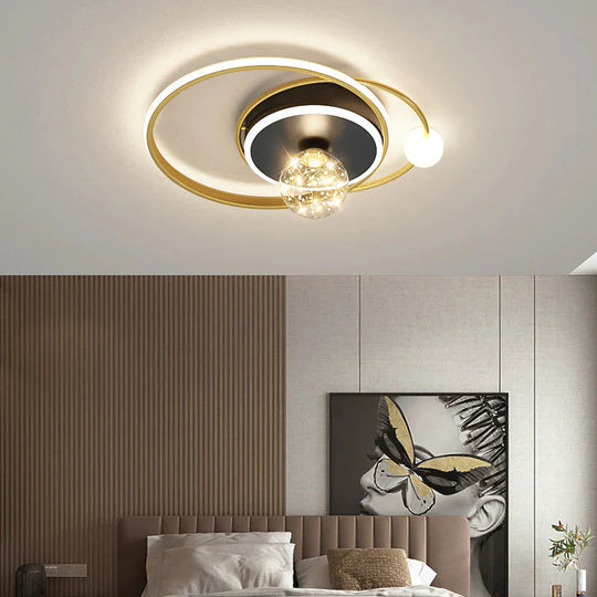 Bedroom Ceiling Lamp Atmospheric Household Nordic Simple Modern Net Red Creative Personality Sky