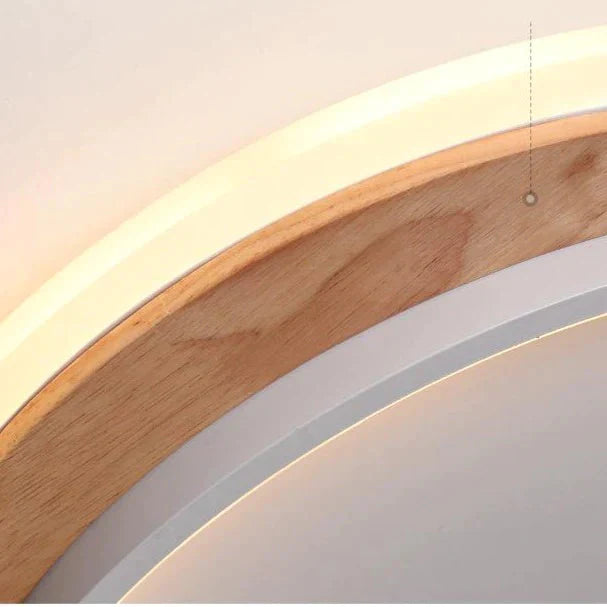 Ceiling Lamp Bedroom Creative Circular Modern Simple Study Nordic Home Warm Romantic Room