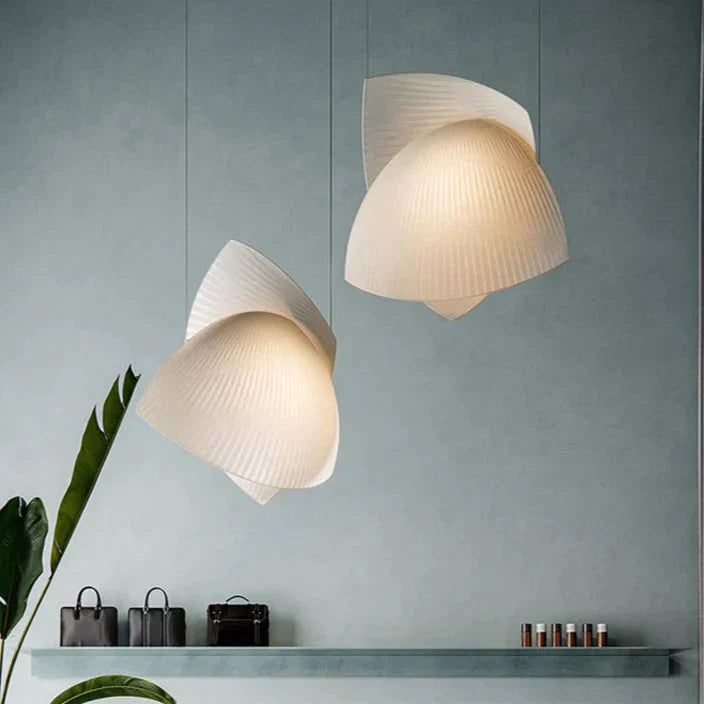 Creative Homestay Hotel Restaurant Lighting Retro Living Room Bedroom Fabric Chandelier Pendant