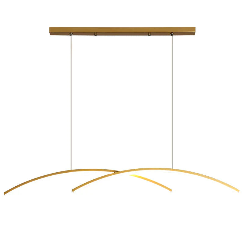 Simple Long Living Room Lamp Creative Personality Dining Bar Designer Restaurant Chandelier Pendant