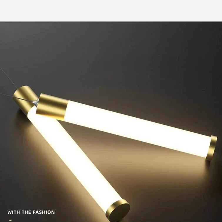 Restaurant Chandelier Modern Minimalist Nordic Table Bar Office Led Long Lamp Lamps Pendant