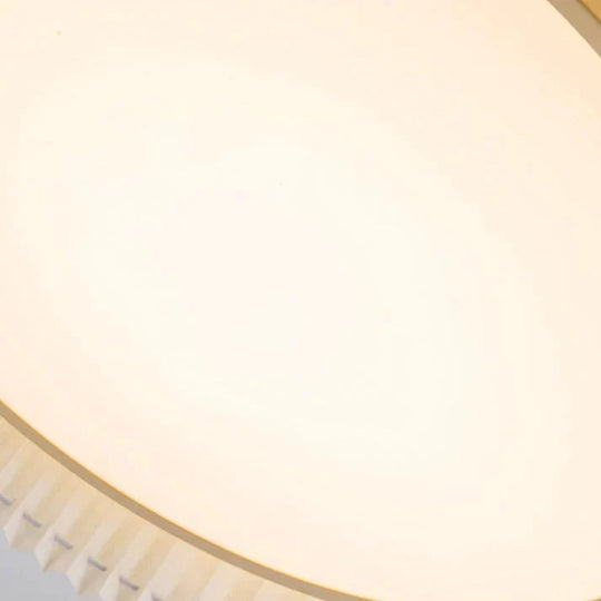 Pleated Simple Master Bedroom Lamp Romantic And Warm Artistic Design Round Ceiling